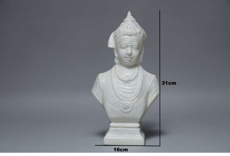Lord Basaveshwara Basavanna Basav Idol (ಬಸವೇಶ್ವರ 101)(Marble Dust) - Image 6