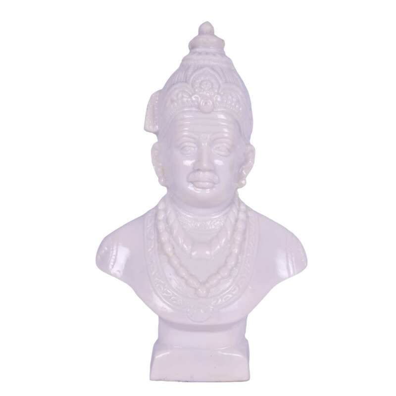 Lord Basaveshwara Basavanna Basav Idol (ಬಸವೇಶ್ವರ 201)(Marble Dust)
