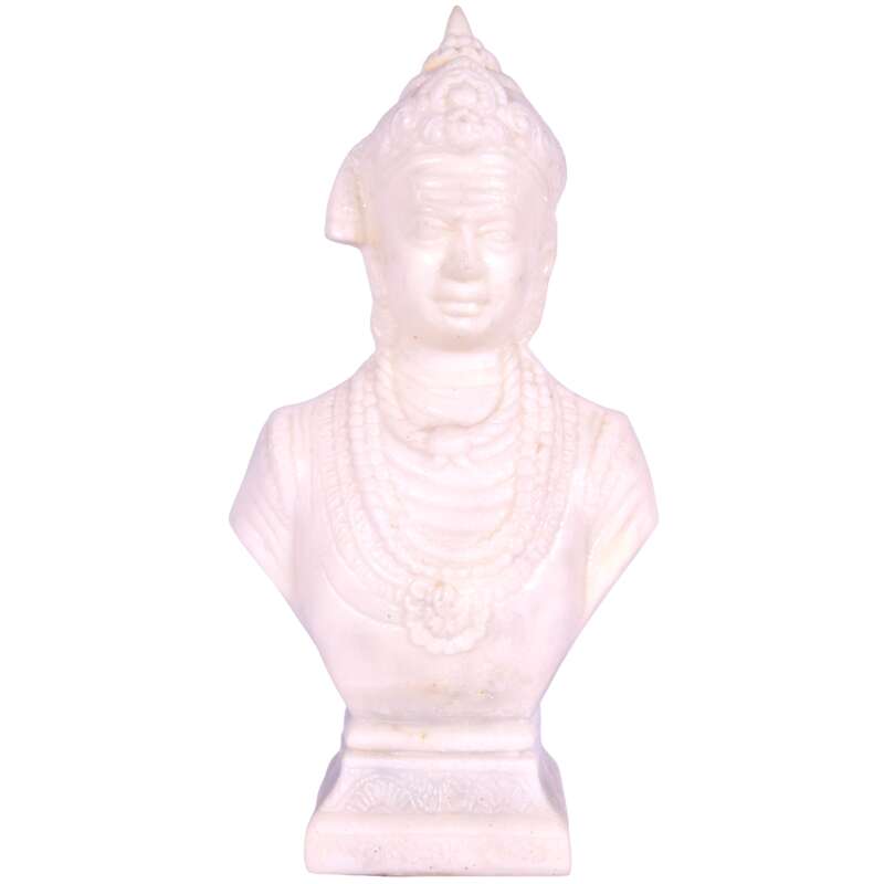 Lord Basaveshwara Basavanna Basav Idol (ಬಸವೇಶ್ವರ 101)(Marble Dust)
