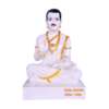 Lord Basaveshwara Basavanna Basav Idol (ಬಸವೇಶ್ವರ 1101)(Marble Dust White)