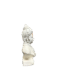 Lord Basaveshwara Basavanna Basav Idol White (Resin) 1503